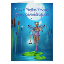 Great Granddaughter Birthday Card With Pretty Fair