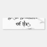 Great Grandma of the Groom Bumper Stickers
