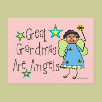 Great Grandmas Are Angels Gifts (Afro-American) postcards