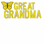 Great Grandmother Butterfly Embroidered Shirt