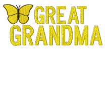 Great Grandmother Butterfly Embroidered Shirt