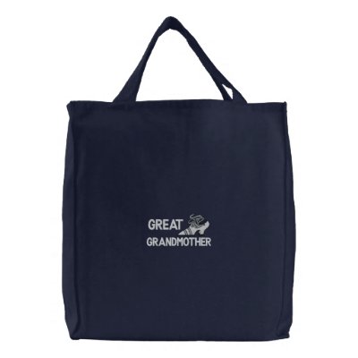 Great Grandmother Embroidered Bag by mothersdaytshirts