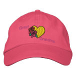 Great Grandmother Heart Roses Embroidered Hat