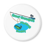 Great Grandpa's Fishing Buddy Magnets