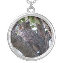 Great Horned Owl (Dark) Necklaces