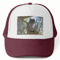Great Horned Owl Trucker Hats