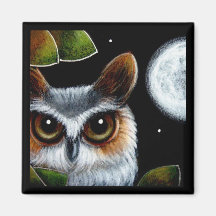 GREAT HORNED OWL Magnet