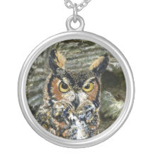 Great Horned Owl Necklace