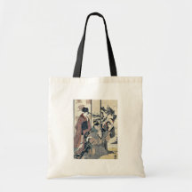 Great house cleaning by Kitagawa,Utamaro Canvas Bags