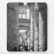 Great Hypostyle Hall Karnak Egypt ~ 1845 Mousepads