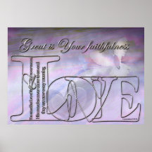 Great is Your faithfulness Posters