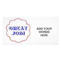 Great Job! Photo Card Template