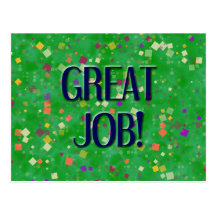 GREAT JOB POST CARD