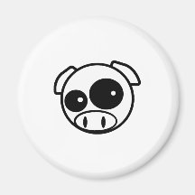 Great looking Subie Pig Fridge Magnets