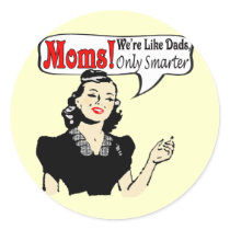Great Mothers Day Gifts Round Stickers