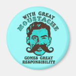 Great Moustache Refrigerator Magnet