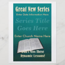 Great  New Series Flyer Teal