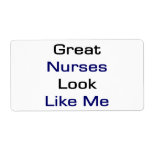Great Nurses Look Like Me Labels