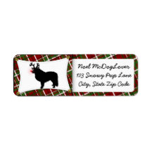 Great Pyrenees Christmas Custom Return Address Labels