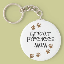Great Pyrenees Mom keychains