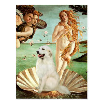 Great Pyrnees 1 - Birth of Venus Postcard