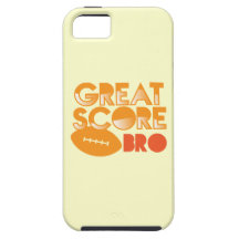 Great Score Bro! with Football iPhone 5 Case