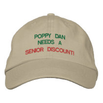 GREAT SENIOR MOMENTS EMBROIDERED HAT
