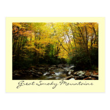 Great Smoky Mountain Autumn Postcard