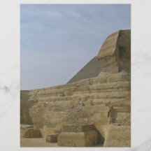 Great Sphinx with the pyramid Full Color Flyer