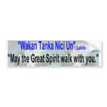 great spirit walk bumper stickers