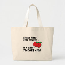 Great Teacher Aide Canvas Bag