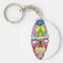 Great TIKI Mask Keychains