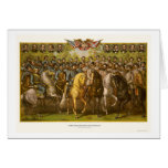 Great Union & Confederate Generals 1865 Greeting Cards
