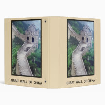 Great Wall of China 3 Ring Binder
