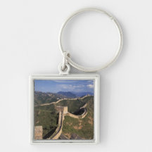 Great Wall winding through the mountain, Keychain