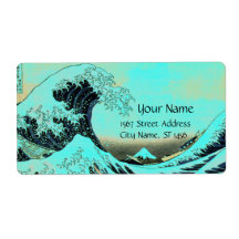 GREAT WAVE CUSTOM SHIPPING LABEL