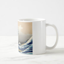 Great Wave off Kanagawa Coffee Mugs