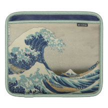 Great Wave Off Kanagawa Rickshaw Sleeve MacBook Sleeves