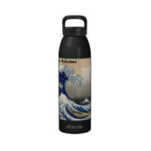 Great Wave Off Kanagawa Reusable Water Bottles