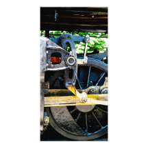 Great Western 90 Wheel Closeup Photo Greeting Card