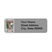 Great Western Railway, Brut a Londres Travel Custom Return Address Labels
