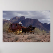 Great Western Trail Stagecoach Posters