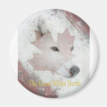 great white north refrigerator magnets