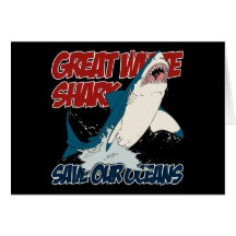 Great White Shark Card