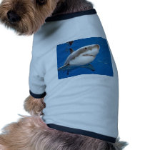 Great White Shark Dog T Shirt