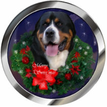 Greater Swiss Mountain Dog Christmas Ornament Acrylic Cut Outs