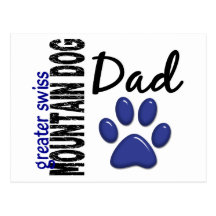 Greater Swiss Mountain Dog Dad 2 Postcards
