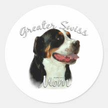 Greater Swiss Mountain Dog Mom 2 Stickers