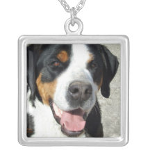 Greater Swiss Mountain Dog Smile Necklace