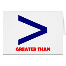 greater than karte